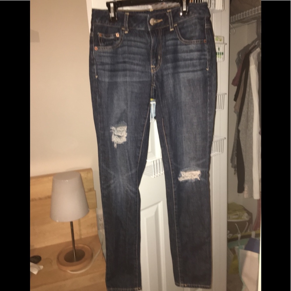 American Eagle Ripped Skinny Jeans